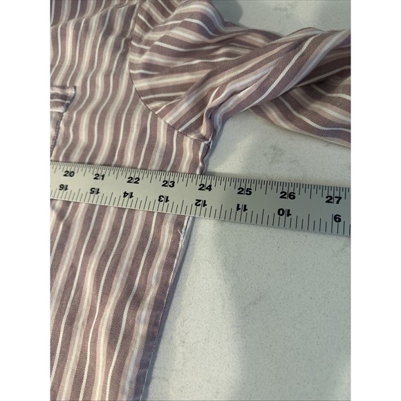 Ugg Australia Women's Laura Sleepshirt Pink Purple Stripes‎ Pockets  Size XL - Picture 11 of 14